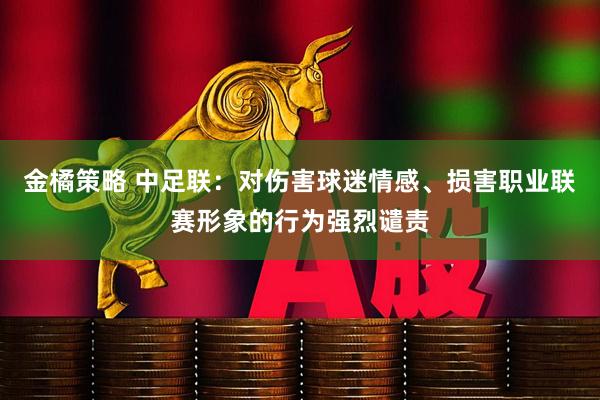 金橘策略 中足联：对伤害球迷情感、损害职业联赛形象的行为强烈谴责