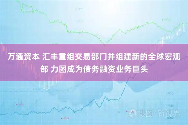 万通资本 汇丰重组交易部门并组建新的全球宏观部 力图成为债务融资业务巨头